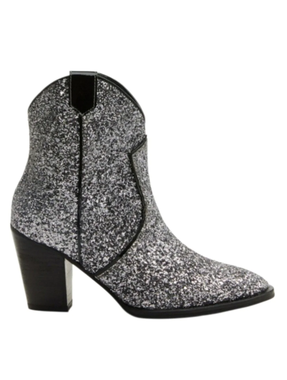 Idyllwind Miranda Lambert Stop and Stare Booties Silver Glitter Size 7